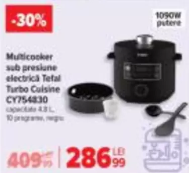 Tefal - Multicooker sub presiune electrică Turbo Cuisine CY754830