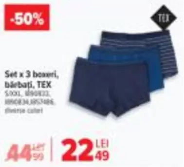 Set x 3 boxeri