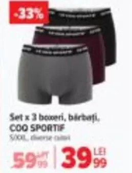Set x 3 boxeri, barbati