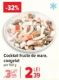 Cocktail fructe de mare, congelat