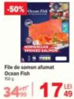 File de somon afumat