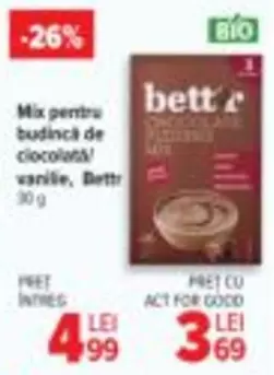 Mix pentru budincă de ciocolată/vanilie