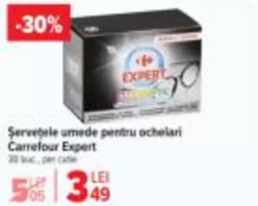 Șervețele umede pentru ochelari