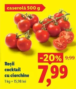 Roșii cocktail cu ciorchine