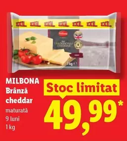 Brânză cheddar maturată
