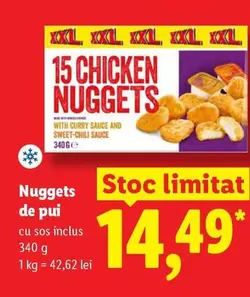 15 CHICKEN NUGGETS