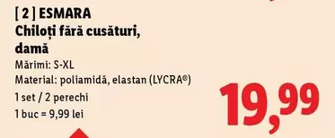 Chiloți fără cusături, damă