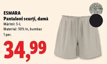 Pantaloni scurți, damă