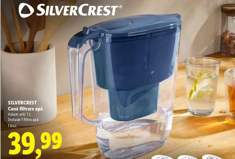 Cană filtrare apă