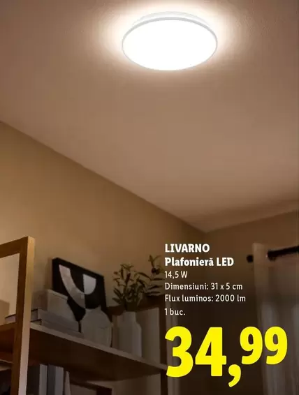 LIVARNO Plafonnier LED