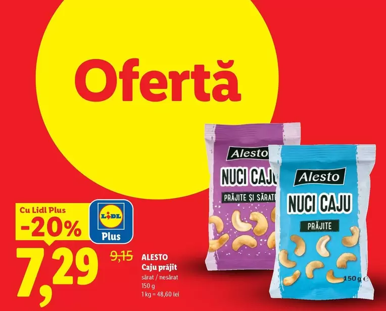 NUCI CAJU PRĂJITE