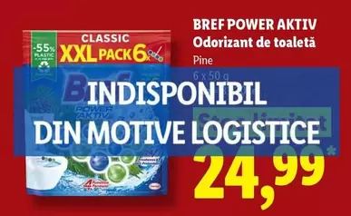 POWER AKTIV Odorizant de toaletă