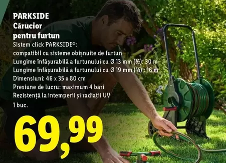Cărucior pentru furtun