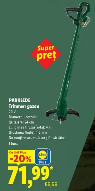 Trimmer gazon