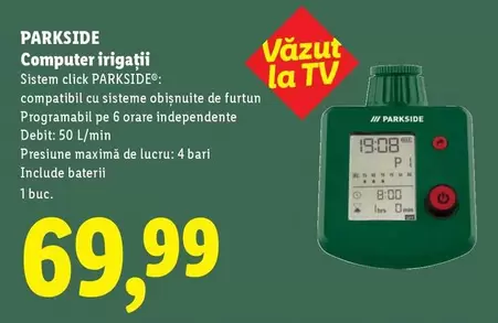 Computer irigații