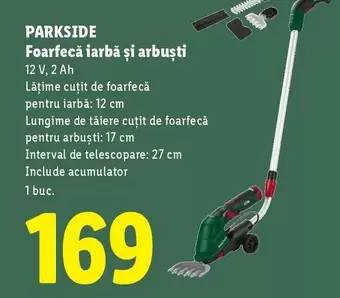 Foarfecă iarbă și arbuști