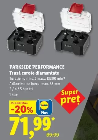 Trusă carote diamantate