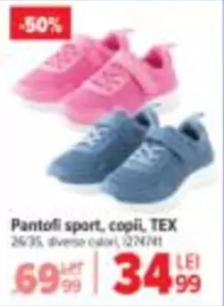 Pantofi sport, copii, TEX 26/35
