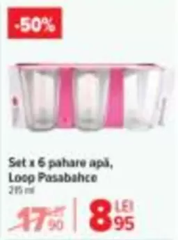 Set x 6 pahare apa, Loop