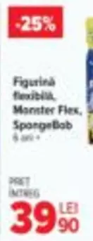 Figurină flexibilă, Monster Flex, SpongeBob