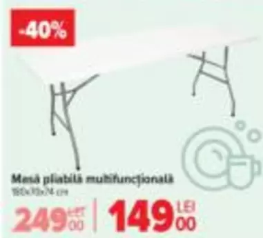 Masă pliantă multifuncțională