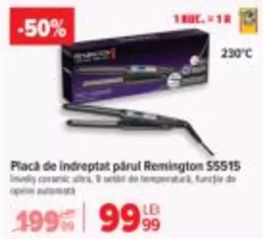 Placă de îndreptat părul Remington S5515