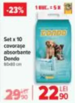 Set x 10 covorase absorbante