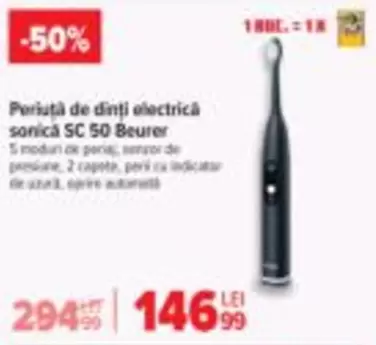 Electrica - Periuță de dinți electrică sonică SC 50