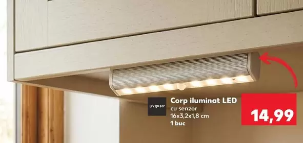 Corp iluminat LED cu senzor