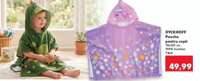 Poncho pentru copii