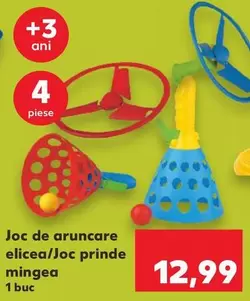 Joc de aruncare elicea/Joc prinde mingea