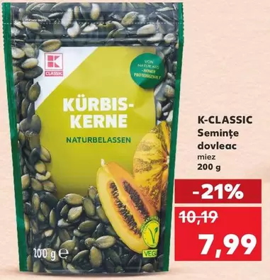 Kürbiskerne Naturbelassen