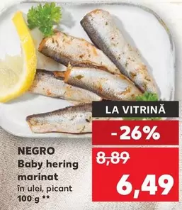 Baby hering marinat