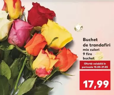 Buchet de trandafiri mix culori