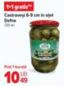 Castraveți 6-9 cm în oțet