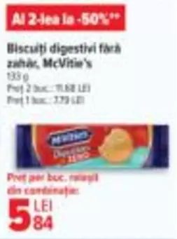 Biscuiți digestivi fără zahăr