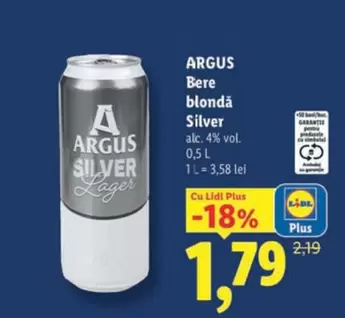 Bere blondă Silver