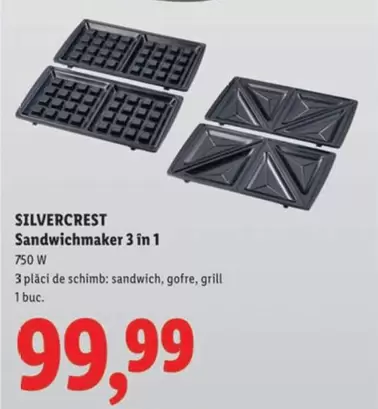 Sandwichmaker 3 in 1