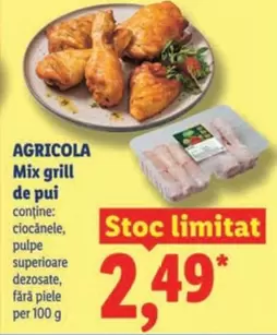 Mix grill de pui