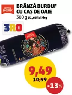 BRÂNZĂ BURDUF CU CAȘ DE OAIE