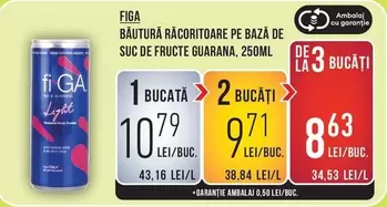 BĂUTURĂ RĂCORITOARE PE BAZĂ DE SUC DE FRUCTE GUARANA