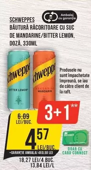 BĂUTURĂ RĂCORITOARE CU SUC DE MANDARINE/BITTER LEMON