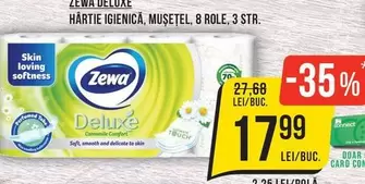 Zewa - HÂRTIE IGIENICĂ, MUȘETEL
