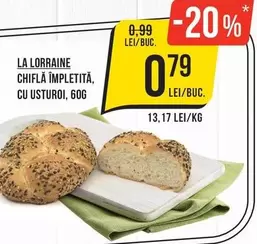 CHIFLĂ ÎMPLETITĂ CU USTUROI