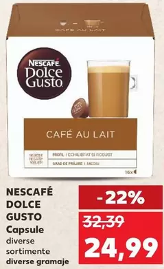Nescafe - CAFÉ AU LAIT Capsule