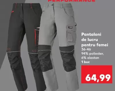 Pantaloni de lucru pentru femei