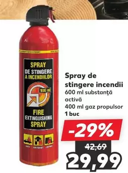 Spray de stingere incendii