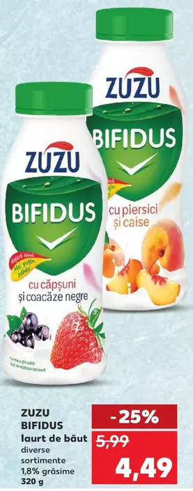 Zuzu - BIFIDUS lăurt de băut