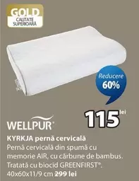 KYRKJA pernă cervicală