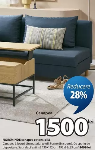 canapea extensibilă